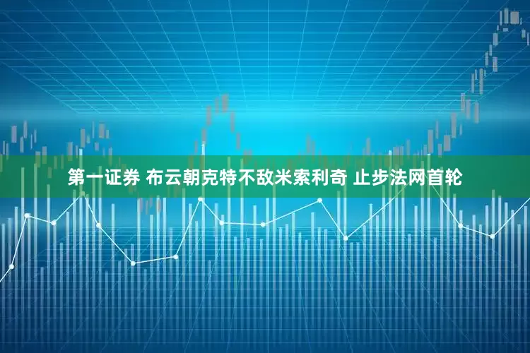 第一证券 布云朝克特不敌米索利奇 止步法网首轮