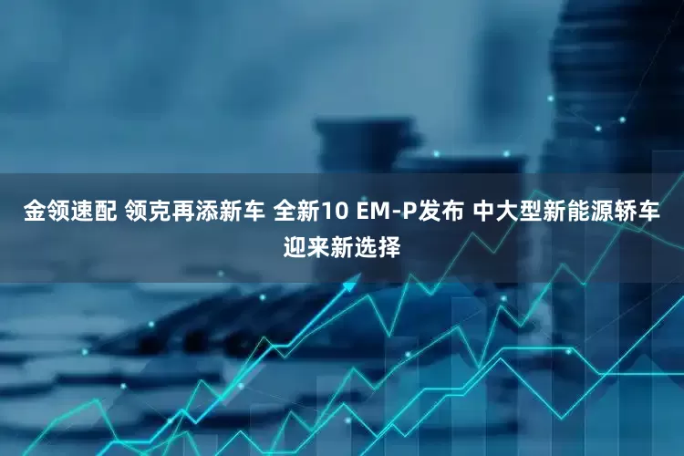 金领速配 领克再添新车 全新10 EM-P发布 中大型新能源轿车迎来新选择
