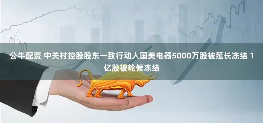 公牛配资 中关村控股股东一致行动人国美电器5000万股被延长冻结 1亿股被轮候冻结
